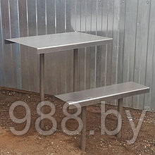 Стол и скамейка на кладбище (набор)