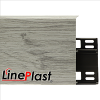 Плинтус ПВХ  с кабель-каналом  LB011 – Лимба светлая Лайнпласт-100мм