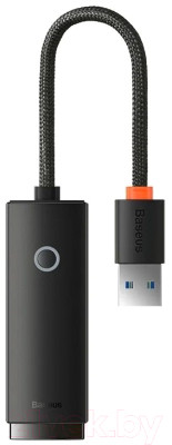 Сетевой адаптер Baseus Lite Series Ethernet Adapter USB-A to RJ45 LAN Port / WKQX000101 - фото 3 - id-p224808944