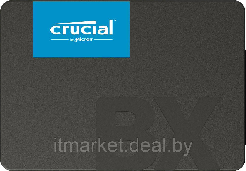 Жесткий диск SSD 2TB BX500 Crucial CT2000BX500SSD1 2.5", SATA 3.0, Silicon Motion SM2258XT, 3D TLC NAND - фото 1 - id-p224810434