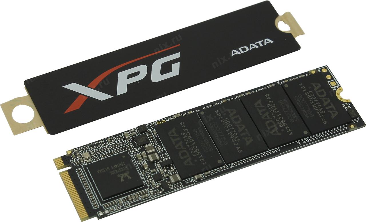SSD 512 Gb M.2 2280 M ADATA XPG SX6000 Pro ASX6000PNP-512GT-C 3D TLC - фото 1 - id-p224810053