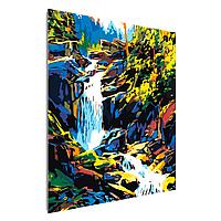 Картина по номерам "Горный водопад"