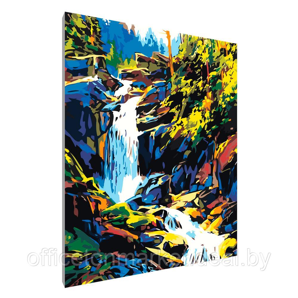 Картина по номерам "Горный водопад" - фото 1 - id-p224810417