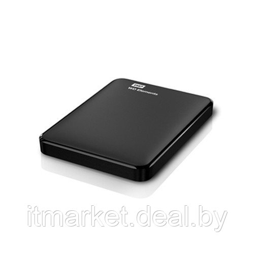 Внешний жесткий диск 1Tb Western Digital Elements Portable (WDBUZG0010BBK-EESN) USB 3.0 2.5" Black - фото 2 - id-p224810369