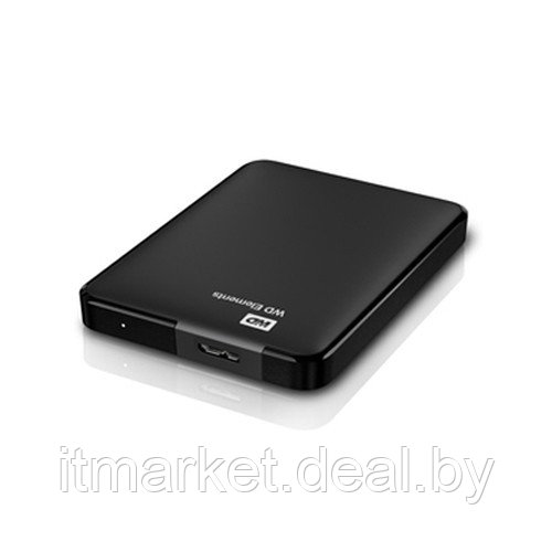 Внешний жесткий диск 1Tb Western Digital Elements Portable (WDBUZG0010BBK-EESN) USB 3.0 2.5" Black - фото 3 - id-p224810369