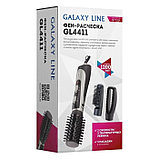Фен-щётка Galaxy LINE GL 4411, 1200 Вт, 2 скорости, 3 температурных режима, чёрно-серебрист. 1037233, фото 8