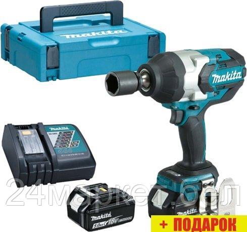 Ударный гайковерт Makita DTW1001RTJ (с 2-мя АКБ, кейс) - фото 1 - id-p224813051