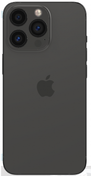 Задняя крышка для Apple iPhone 13 Pro (широкое отверстие под камеру), черная