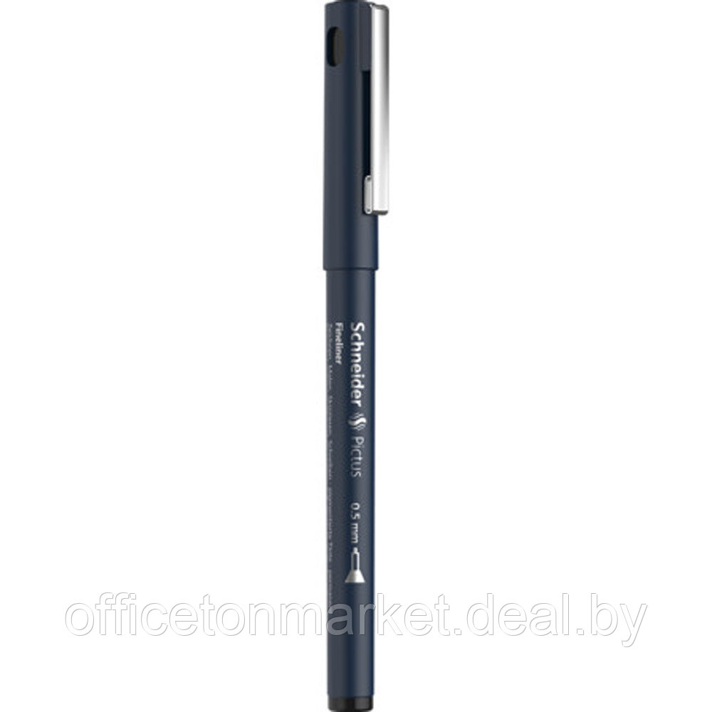 Ручка капиллярная "Schneider Fineliner Pictus", 0.5 мм, черный - фото 2 - id-p224782338
