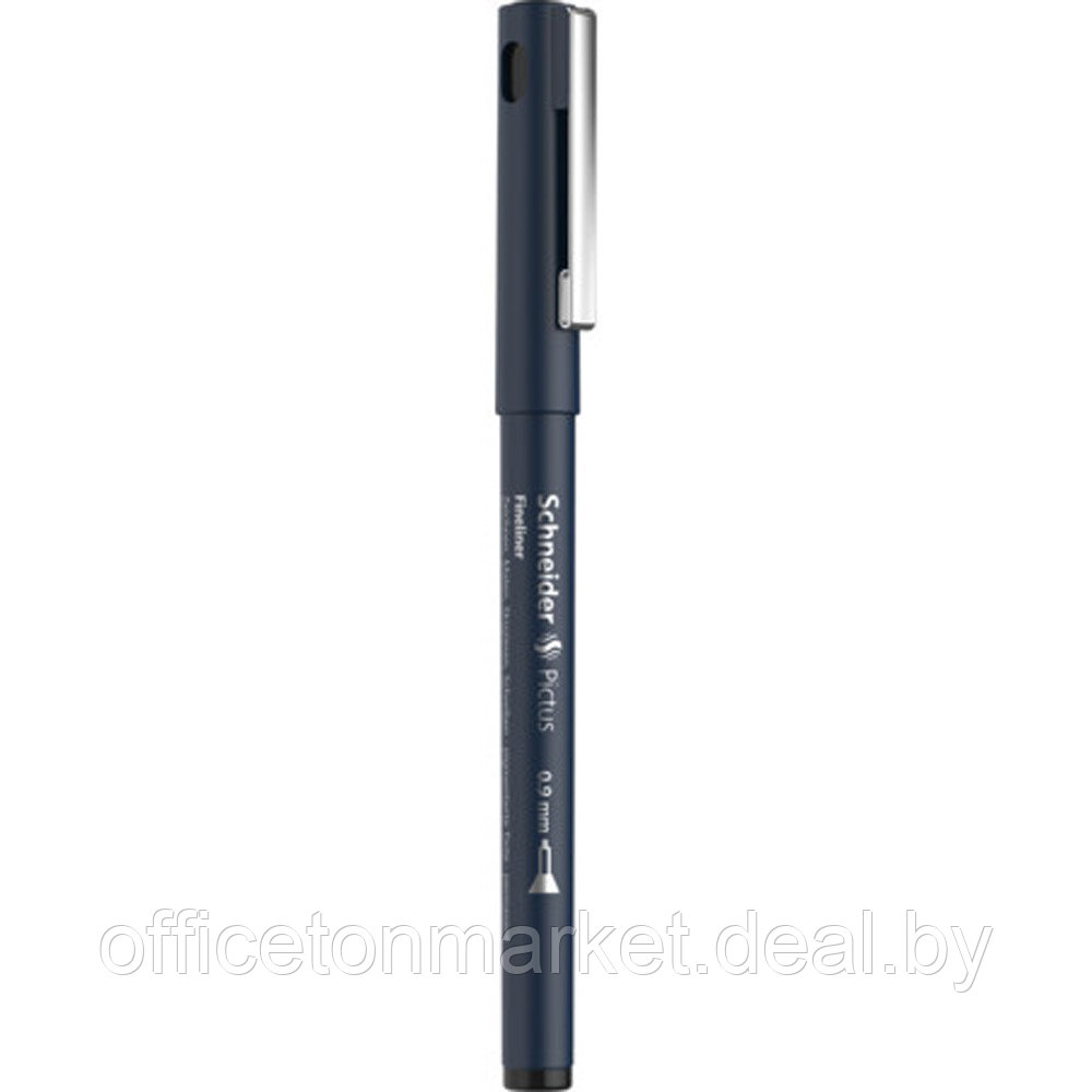Ручка капиллярная "Schneider Fineliner Pictus", 0.9 мм, черный - фото 2 - id-p224782340