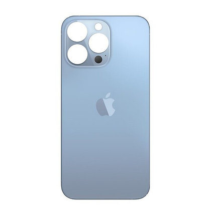 Задняя крышка для Apple iPhone 13 Pro (широкое отверстие под камеру), синяя, фото 2