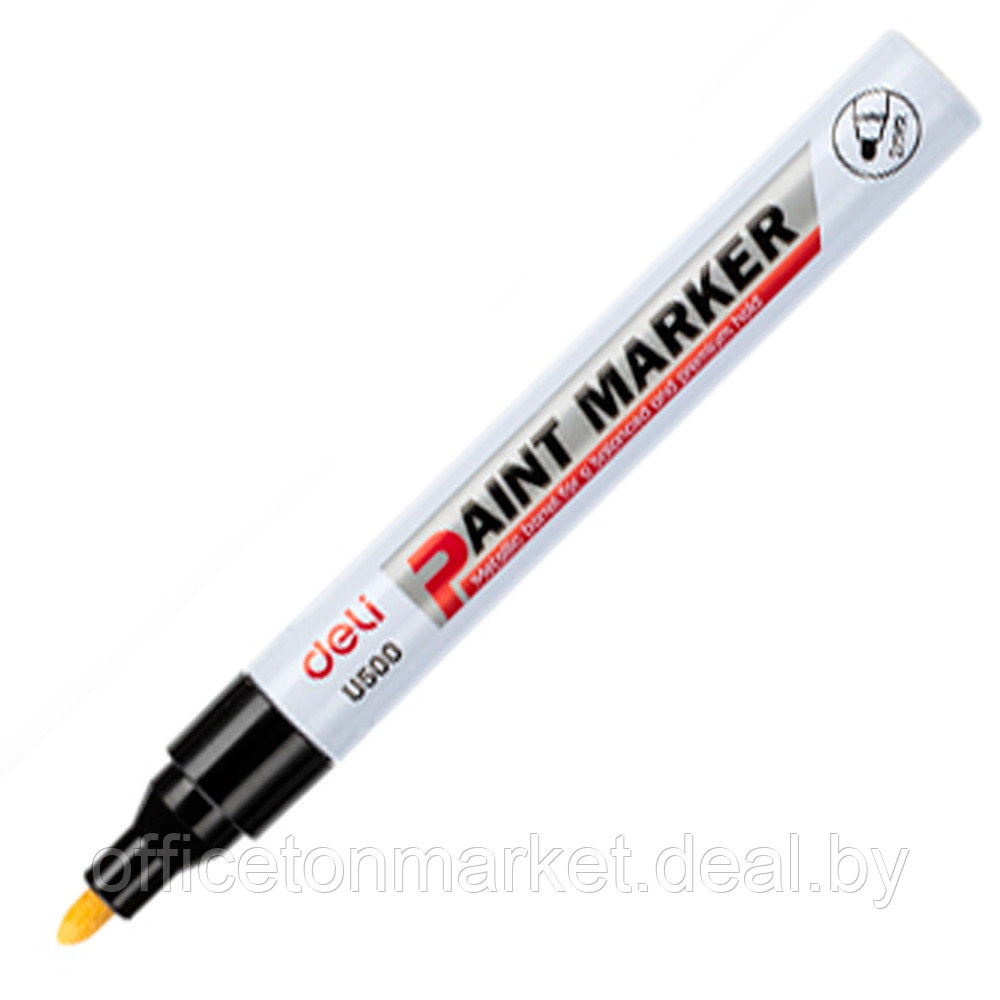 Маркер перманентный на нитрокраске "Paint marker", черный - фото 1 - id-p224810082