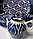Узбекский чайный сервиз на 6 персон Голубой Атлас, фото 4