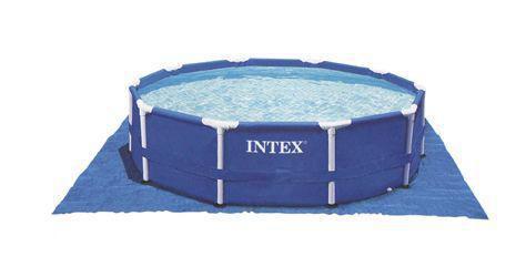 Подложка под бассейн INTEX 28048 Подстил настил тент подкладка для каркасного надувного круглого