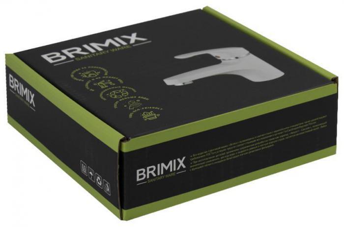 BRIMIX 5991 Смеситель на раковину, шаровый, из высокопрочного пластика АБС, БЕЛЫЙ - фото 2 - id-p224762823