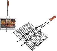 ECOS Решетка для барбекю RD-172D (р-р 35x25x2см, общая длина 70 см, сталь с а/пригарным покр.) 999635