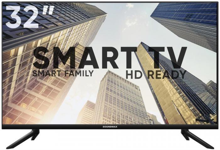 Телевизор 32 дюйма SOUNDMAX SM-LED32M13S SMART TV - фото 1 - id-p224553492