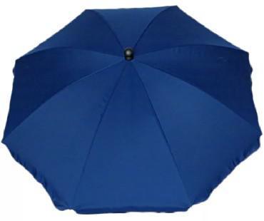 Зонт пляжный усиленный антиветер складной большой от солнца для дачи стола GREEN GLADE A1191 синий с наклоном - фото 1 - id-p224554295