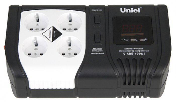 Однофазный стабилизатор напряжения UNIEL U-ARS-1000/1 для газовых котлов дома дачи квартиры - фото 4 - id-p224554322