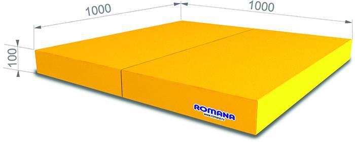 Cпортивный мат Romana 5.013.10 (серый) - фото 3 - id-p221591607