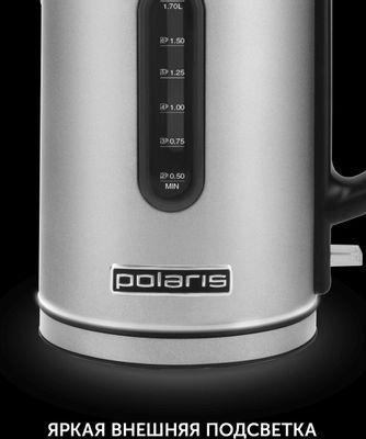 Чайник электрический Polaris PWK 1729CA, 2200Вт, сталь - фото 8 - id-p224553507