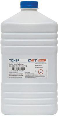 Тонер CET NF7C TN-711C/514C, для KONICA MINOLTA Bizhub C654/C754/C654e/C754e, голубой, 500грамм, бутылка - фото 1 - id-p224101399