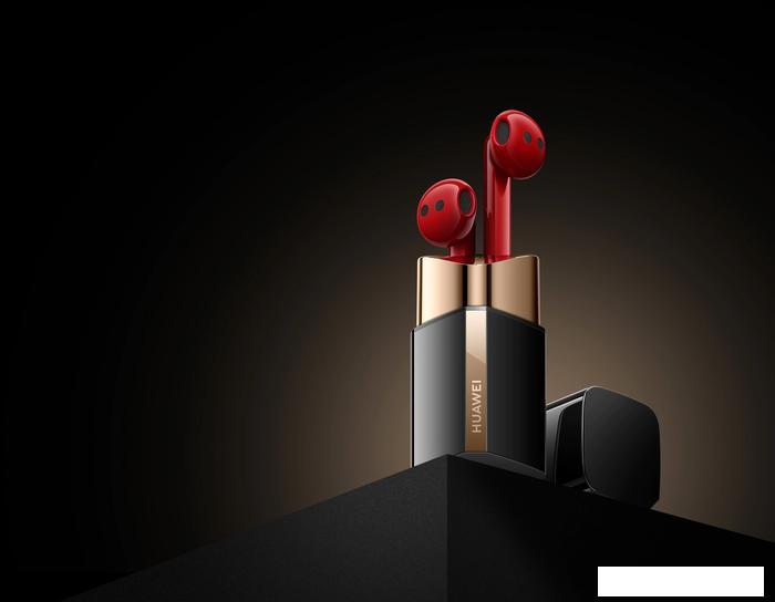 Наушники Huawei FreeBuds Lipstick (красный) - фото 9 - id-p224706778