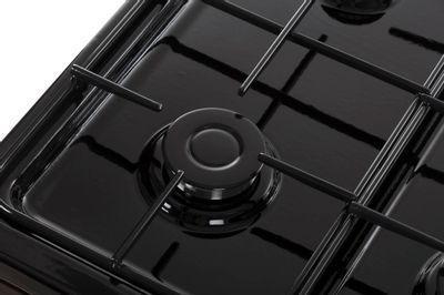 Газовая плита Лысьва ЭГ 401 МС-2у, электрическая духовка, без крышки, сталь, черный - фото 3 - id-p224221755