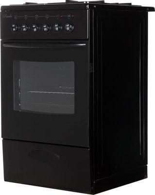 Газовая плита Лысьва ЭГ 401 МС-2у, электрическая духовка, без крышки, сталь, черный - фото 5 - id-p224221755