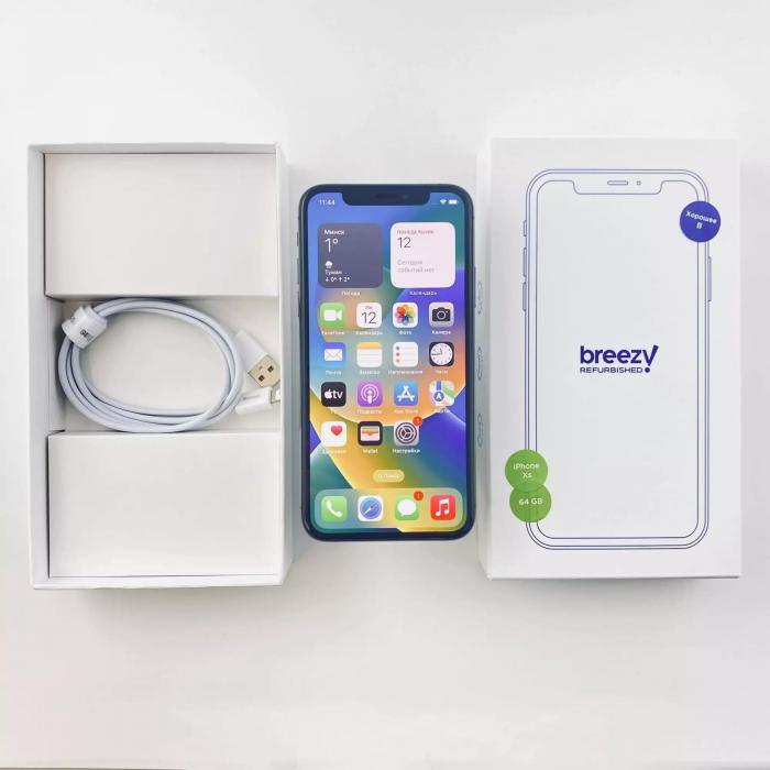 Apple iPhone Xs 64 GB Space Gray (Восстановленный) - фото 1 - id-p224790031