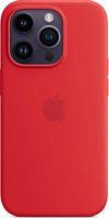 Чехол (клип-кейс) Apple Silicone Case with MagSafe, для Apple iPhone 14 Pro, красный [mptg3fe/a]