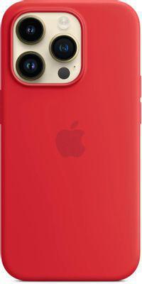 Чехол (клип-кейс) Apple Silicone Case with MagSafe, для Apple iPhone 14 Pro, красный [mptg3fe/a] - фото 2 - id-p224494183