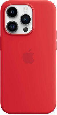 Чехол (клип-кейс) Apple Silicone Case with MagSafe, для Apple iPhone 14 Pro, красный [mptg3fe/a] - фото 3 - id-p224494183