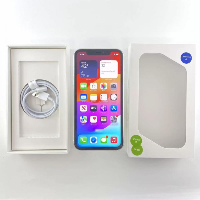 Apple iPhone 11 64 GB White (Восстановленный) - фото 1 - id-p224790042