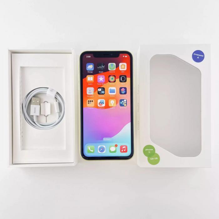 Apple iPhone 11 128 GB Yellow (Восстановленный) - фото 1 - id-p224790047