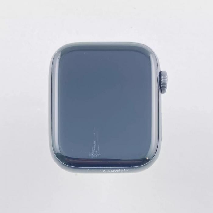 Apple Watch SE GPS, 44mm Space Gray Aluminium Case with Black Sport Band - Regular, Model A2352 - фото 1 - id-p224494581