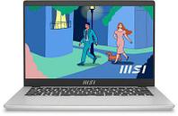 Ноутбук MSI Modern 14 C12MO-1086XRU 9S7-14J111-1086, 14", IPS, Intel Core i3 1215U 1.2ГГц, 6-ядерный, 16ГБ