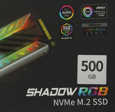 SSD накопитель NETAC NV3000 RGB NT01NV3000RGB-500-E4X 512ГБ, M.2 2280, PCIe 3.0 x4, NVMe, M.2 - фото 8 - id-p224514392