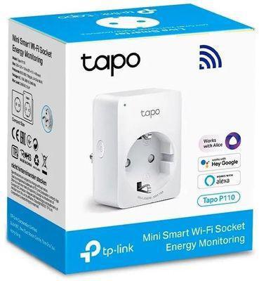 Умная розетка TP-LINK TAPO P110 EU VDE Wi-Fi белый - фото 9 - id-p224789117