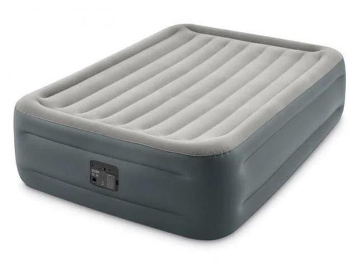 Двуспальная надувная кровать Intex Essential Rest Airbed 64126 матрас для сна со встроенным насосом - фото 1 - id-p224554103