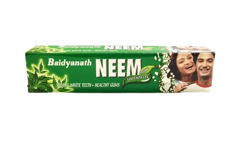 Зубная паста Ним Baidyanath Neem, 100г - при воспалении и кровоточивости