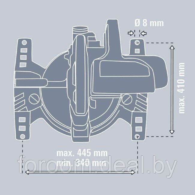 Подставка для торцовочной пилы Einhell E-Stand (4310620) - фото 2 - id-p224817732