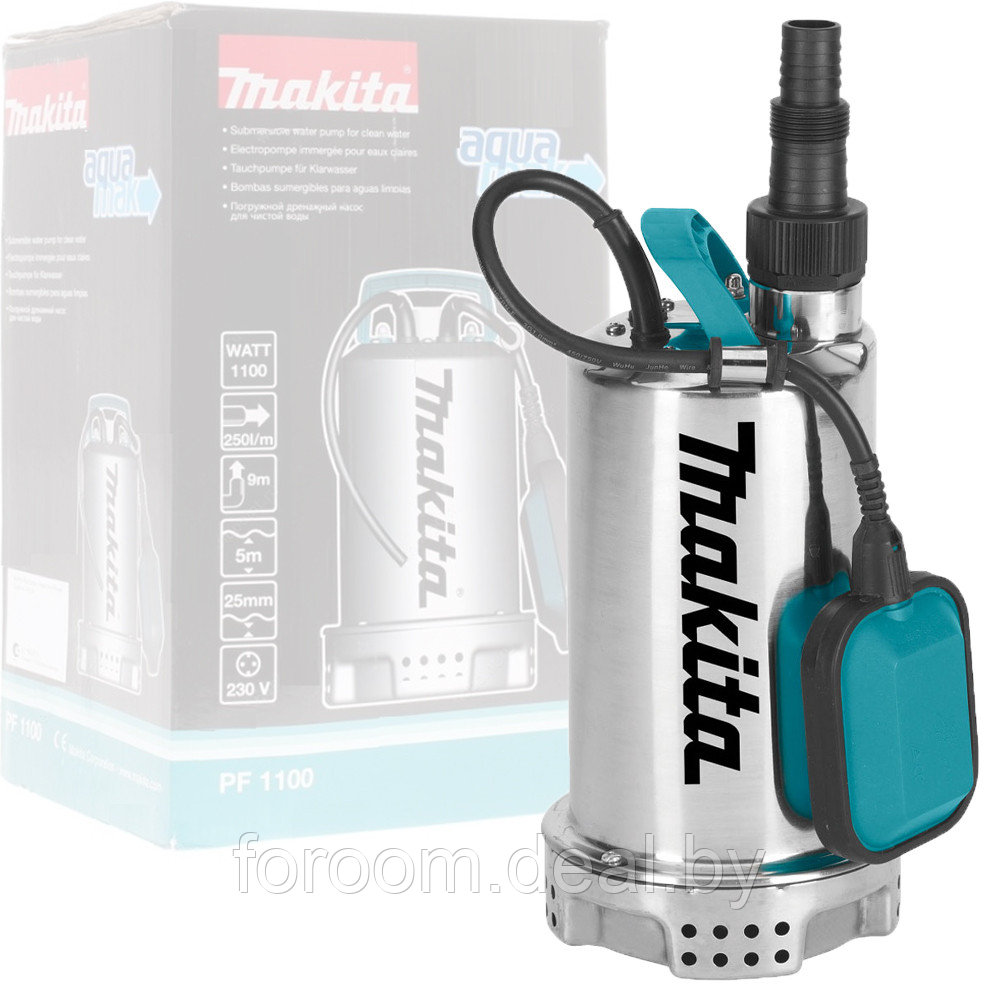 Погружной насос для чистой воды PF1100 (PF 1100) MAKITA - фото 1 - id-p224817748