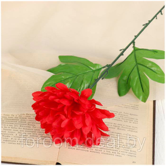 Цветок искусственный "Пион красный" 46 см СимаГлобал 652049 - фото 1 - id-p224817630
