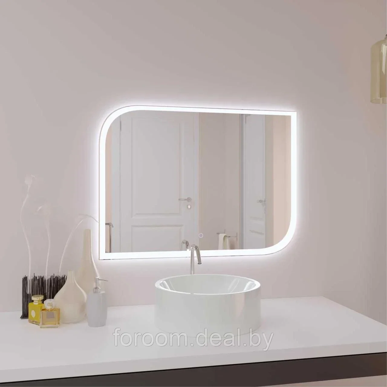 Зеркало с LED подсветкой Милания Монреаль 900*600 - фото 4 - id-p224818186