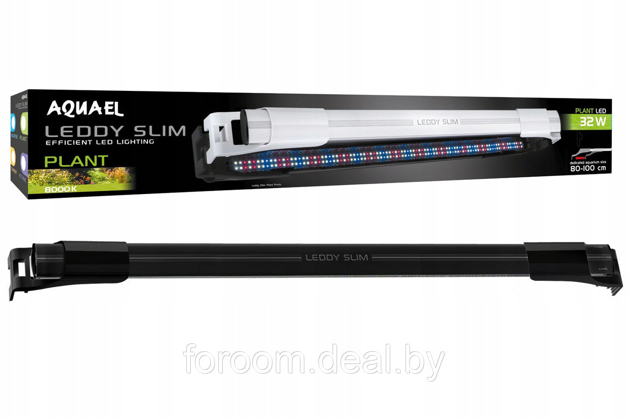 Aquael Светильник светодиодный LEDDY SLIM 32W PLANT 80-100 см. Черный - фото 1 - id-p224818189