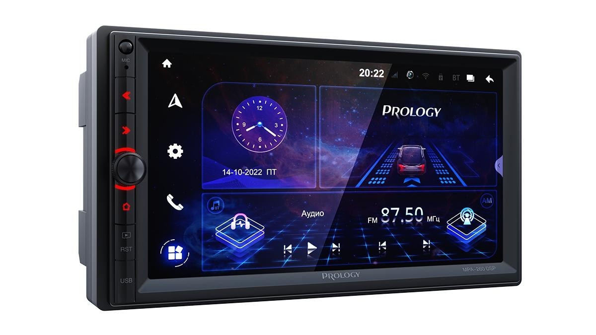 Автомобильный мультимедийный центр PROLOGY MPА-260 DSP на операционной системе ANDROID 10 - фото 1 - id-p224816947