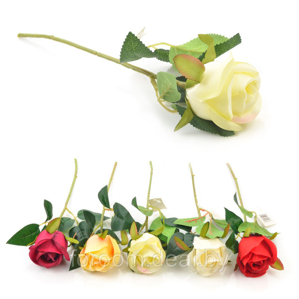 Цветок искусственный "Роза" 30 см PM-M 54672 - фото 1 - id-p224817225