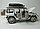 Коллекционная машинка игрушка металлическая Мерседес Гелендваген с дымом и багажником для мальчиков масштабная, фото 6