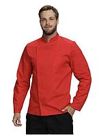 Китель поварской,шеф-повара,мужской (цвет красный)